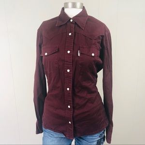 Carhartt for Women Pearl Snap Long sleeve size S